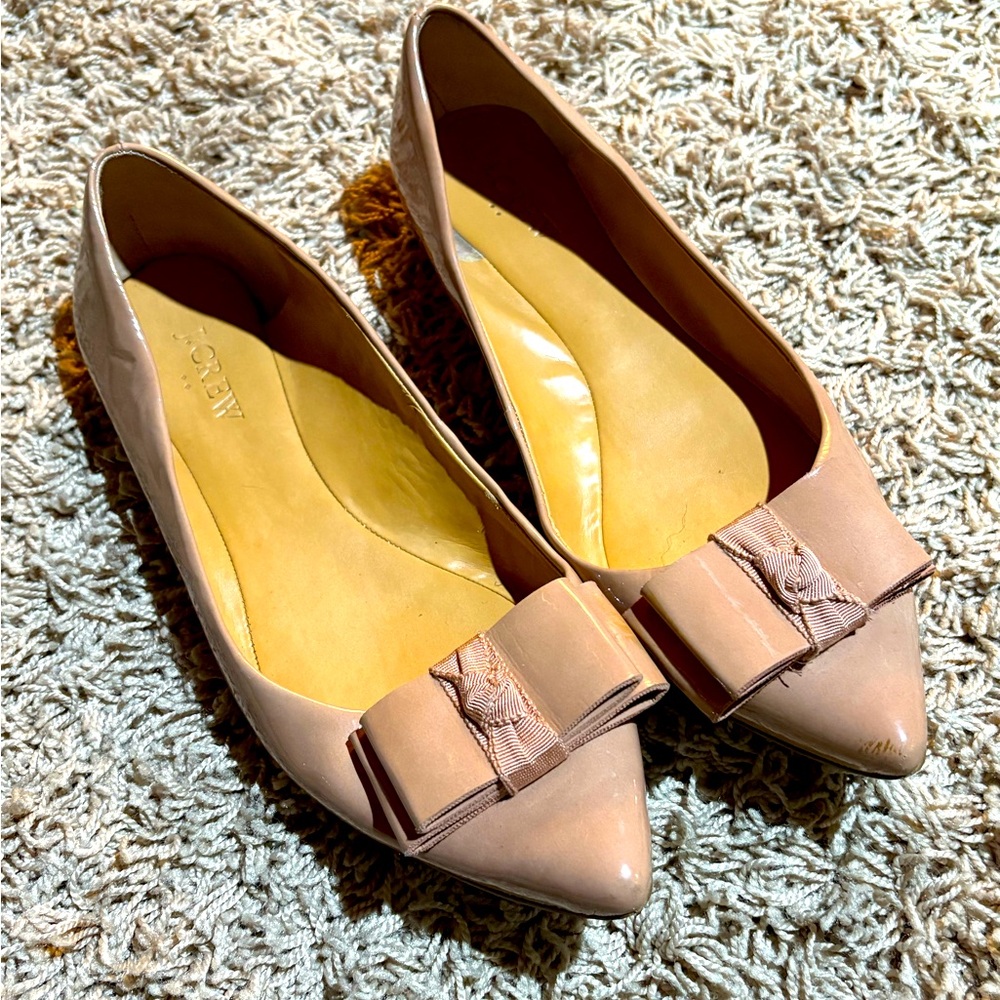 ALDO Women's Tan Bow Flats